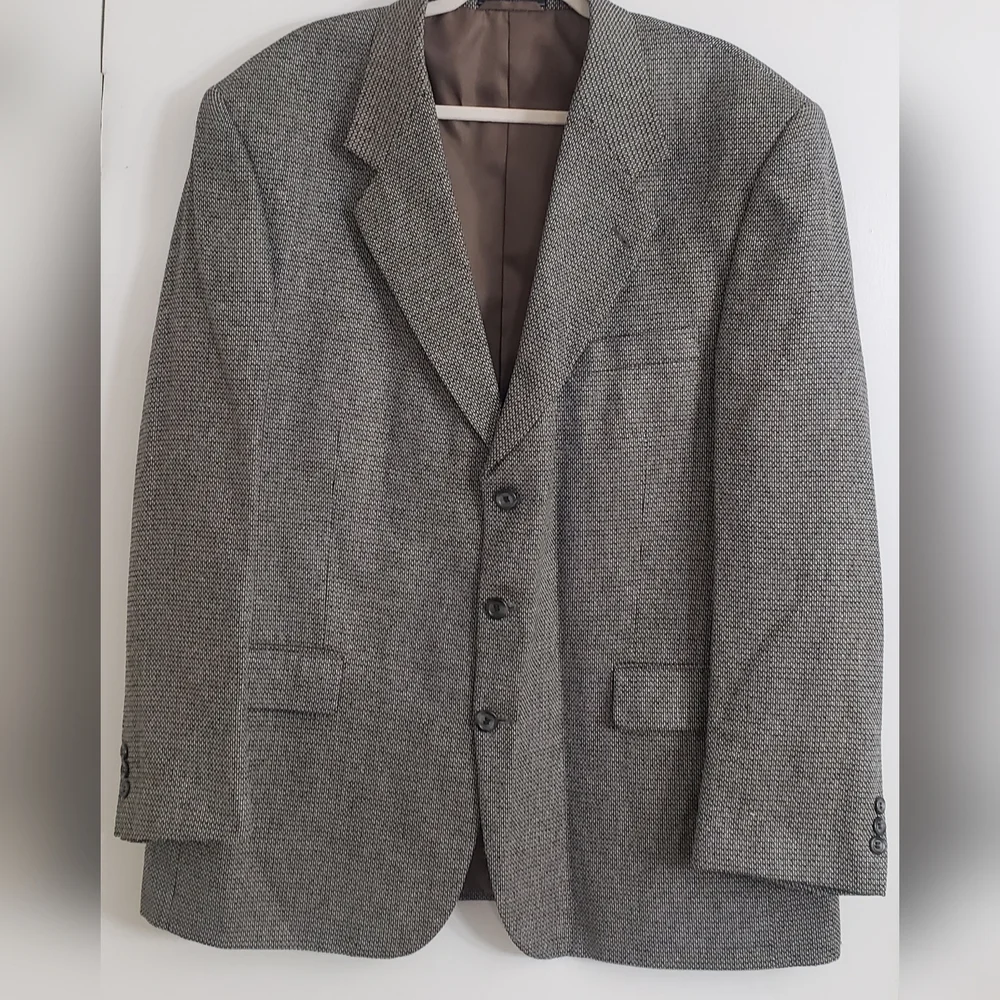 Hardy Aimes Men's Wool & Silk Vintage Blazer/Sport Jacket